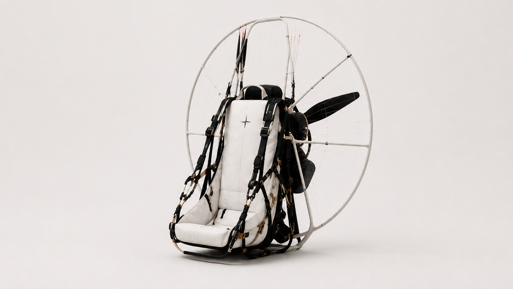 High-resolution Skystone R2 full-hoop paramotor concept in Arctic